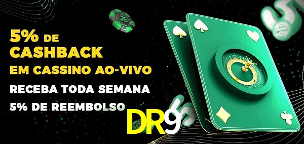 Promoções do cassino ao Vivo DR9